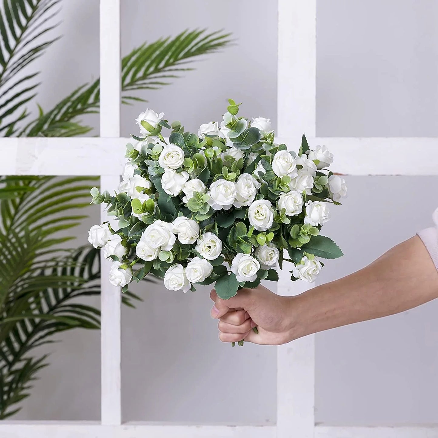 15 heads Artificial Silk Rose Flowers Bridal Bouquet for Home Wedding Floral Arrangement Garden Artificial Flowers DIYGift Decor
