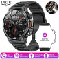 LIGE Nowy Smartwatch Męski 800 mAh Ultra Długa Żywotność Baterii Wodoodporny Zegarek Sportowy Outdoor Połączenia Bluetooth Wojskowy Smartwatch 2025