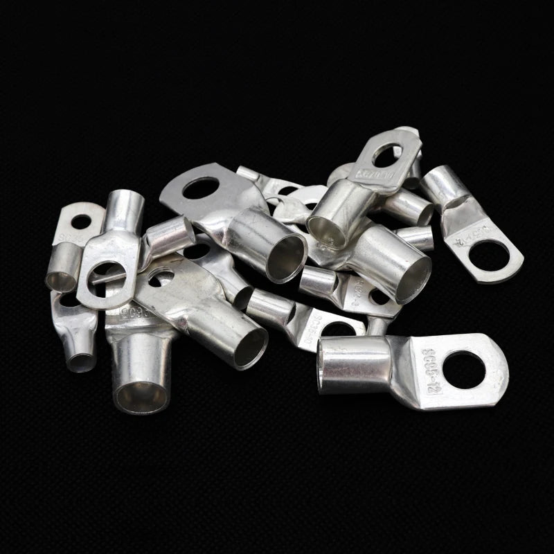 1~50Pcs SC Type Wire Nose Terminal SC35 SC50 SC70 SC95 Bare Copper Battery Block Lugs Hole ID 6 8 10 12mm Crimp Wire Connectors