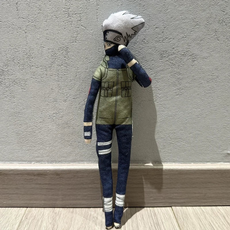 28cm NARUTO Plush Toy Kakashi Anime Cosplay Keychain Cotton Doll Slender Twistable Shape Room Abstract Model Decoration Gift Toy