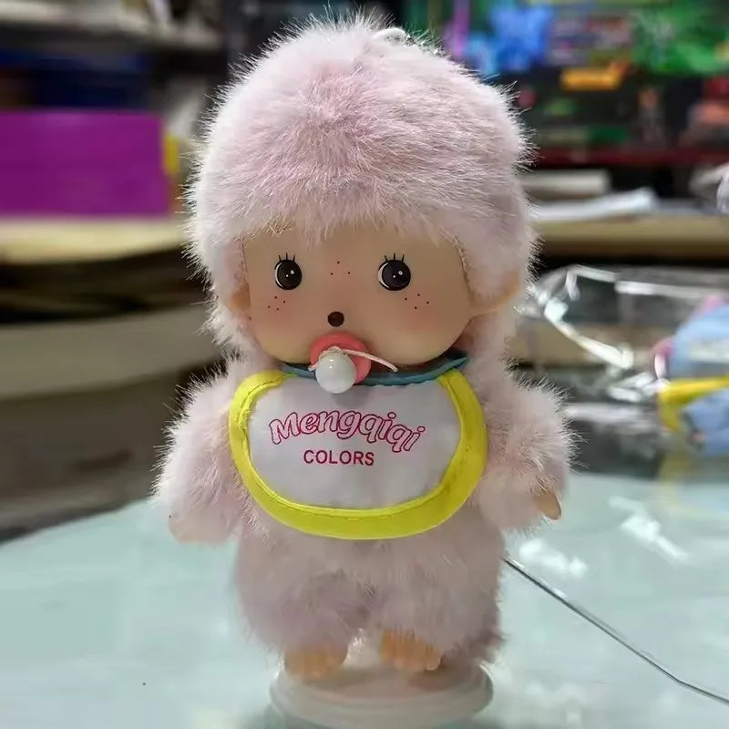 15cm Kid's DIY Monkey Cute Kawaii Plush Doll Soft Super School Bag Pendant Keychain Stuffed Animal Movie Doll Birthday Gift