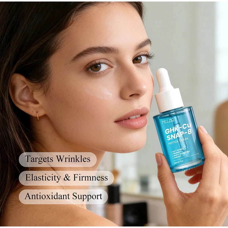 Blue Copper Peptide Essence 30ml Collagen Lifting And Firming Long-lasting Hydration Gentle Nourishment Korean Skincare Essence