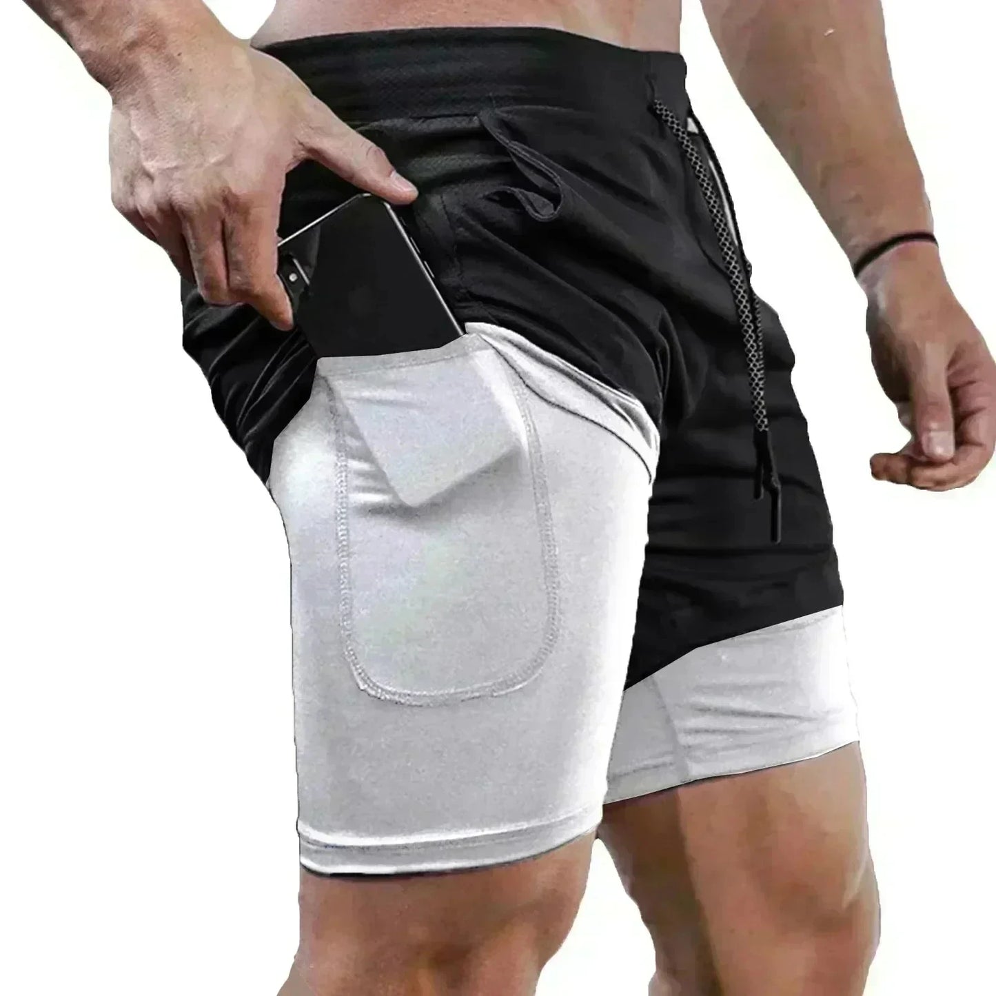 Pokémon Game 2-in-1 Shorts Summer/Autumn Men's and Women's New Joint Sports and Fitness American Trend Double-layer Shorts