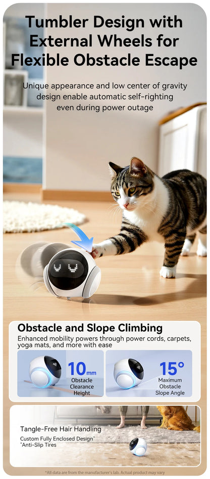 AIOOK Smart Robot Camera 5G WiFi HD 2K Camera Pet Tracking Laser Indicator TUYA Pet Camera Auto Charging Auto Obstacle Avoidance