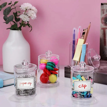 Plastic Cotton Swab Ball Pad Holder Storage Box Makeup Cotton Pad Organizer Bathroom Storage For Cosmetics Makeup Remover Pad