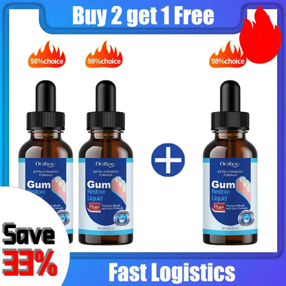 Damaged Gum Repair Care Gel Serum Relieve Sore Gums Allergy Deep Cleaning Teeth Stains Tartar Serum Dental Caries Tooths Serum