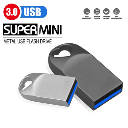 High Speed super mini USB 3.0 Flash Drives 128GB 64GB Pendrive 32GB 16GB Usb Memory Stick 8gb Pen flash drive for Computer