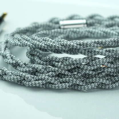 Trusted Audio 6N OCC Upgrade Cable, 0.32Ω Low Resistance Nylon Braided, for Enhanced Mid-Bass, Recessed 2pin/0.78 2pin/MMCX