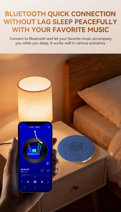 Mini Sleeping Bluetooth 5.3 Speaker Under Pillow Sound Machine With White Noise HiFi Stereo Audio Soundbar MP3 Music Player New