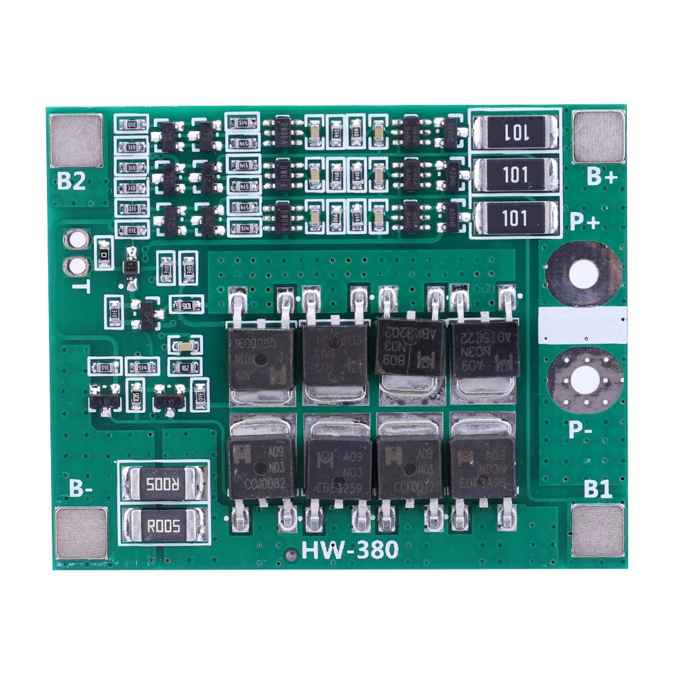 BMS 3S/4S 5A 10A 20A 25A 40A 60A Płytka zabezpieczająca ładowarkę do akumulatorów litowo-jonowych 18650 do wiertarki 12 V z funkcją wzmocnienia/balansu