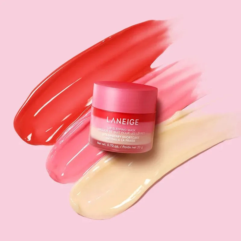 Laneige Gummy Bear Vanilla Strawberry Lip Mask Plumping Gloss Lip Gloss Lip Oil Moisturizing Balm Exfoliating Daily Care Balm