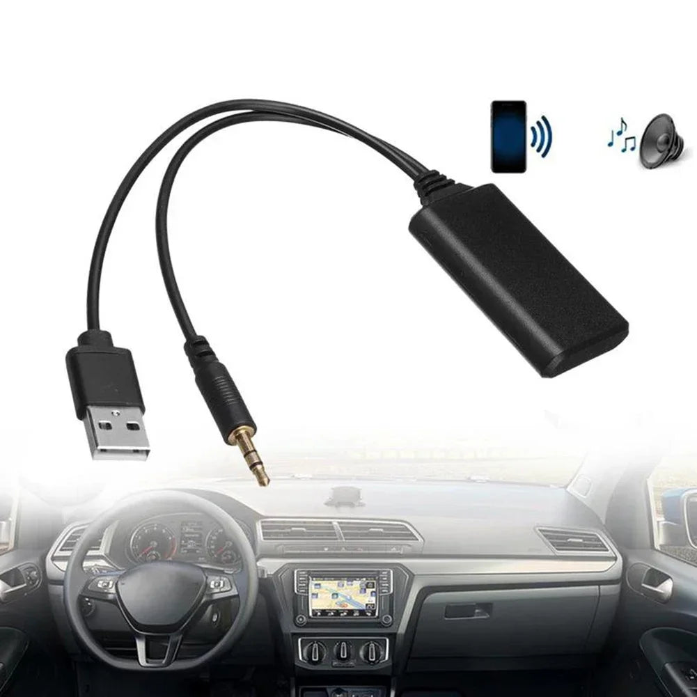1PC For BMW E90 E91 E92 E93 3.5 mm Plug Universal Bluetooth Radio Cable Adapter Car AUX Bluetooth 5.0 Music Audio Receiver