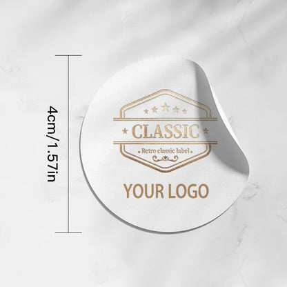 Personalized Stickers Custom Design Service-Upload Your Picture/Logo for Event Decor,Durable Adhesive Labels for Gifts & Parties