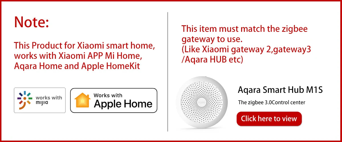 Aqara Wireless Mini Switch Zigbee Sensor Connection Smart Remote One Key Control Button Security Work for Mi Home APP Homekit