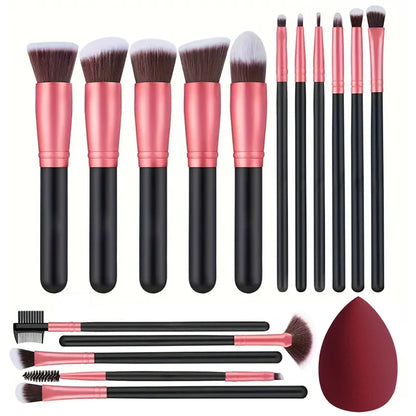 Professional 3/14/16Pcs Makeup Brushes Set Soft Fluffy Eye Shadow Foundation Concealer Blending Blush Brushes Women Beauty Tools