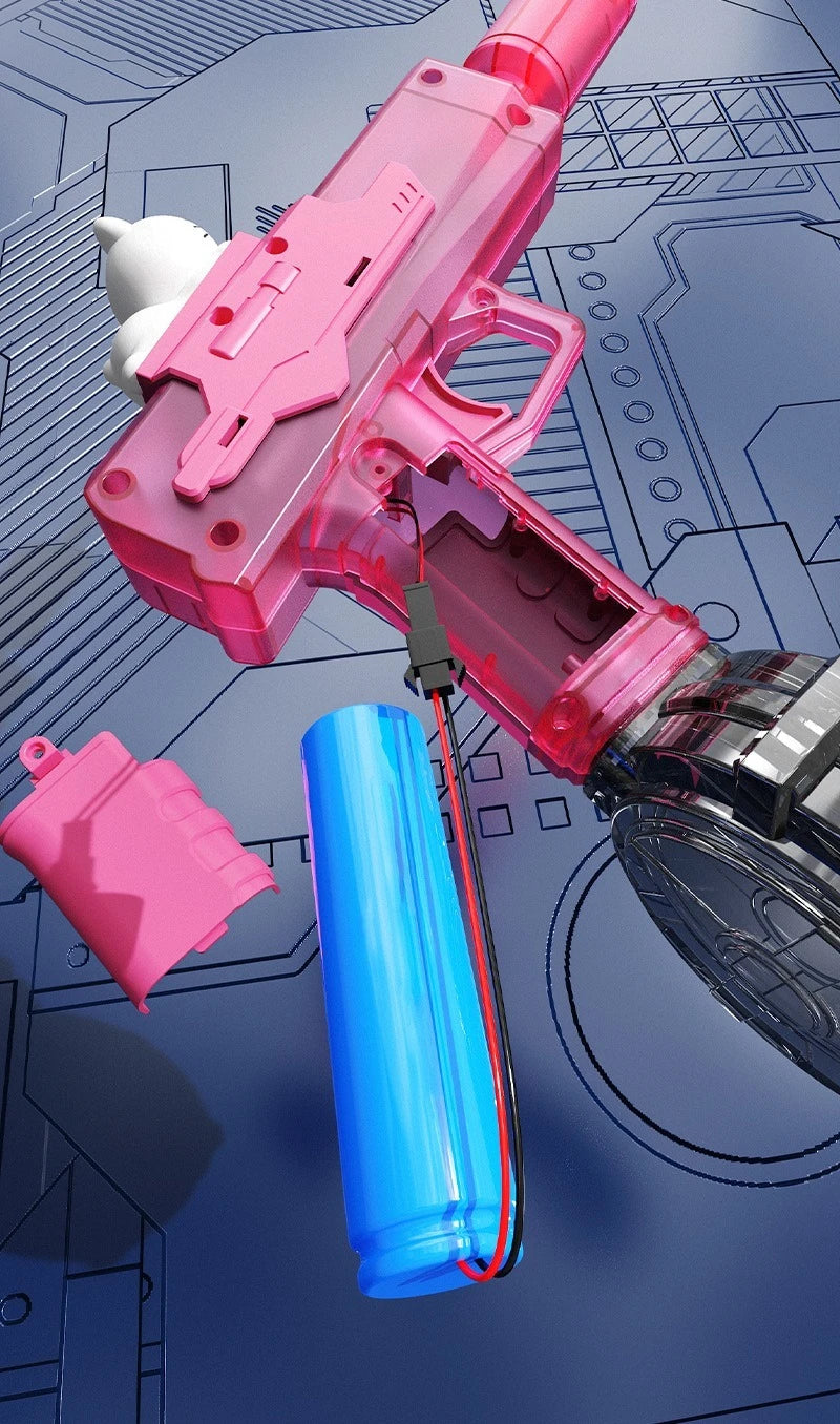 Latest Ice Mouse Electric Water Gun Pulse High Pressure Strong Range, Long Range Continuous Launch Children's Toy Water Splashin