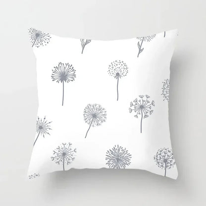 European Gray Pillowcase Geometric Pillow Cover Sofa Cushion Cover Garden Throw Pillows Hotel Outdoor Cushions car Chair 45X45cm