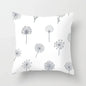 European Gray Pillowcase Geometric Pillow Cover Sofa Cushion Cover Garden Throw Pillows Hotel Outdoor Cushions car Chair 45X45cm