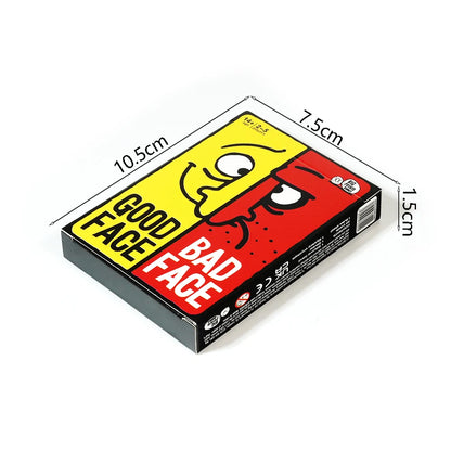 Good Face Bad Face Card Game Hilarious Party Travel Game For Family