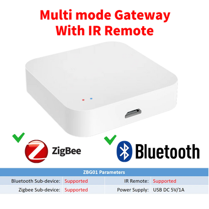 Tuya Zigbee Gateway HUB Wireless Smart Home Bridge Smart Life Remote Control Zigbee Protocol Works With Alexa Google Home