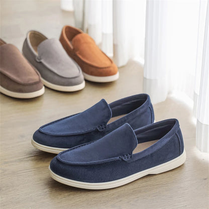 Men's High-End Casual Loafers, One-Piece Slip-On Design, Comfortable All-Match Fashion Shoes, Stylish Daily Wear Footwear
