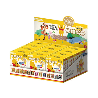 Jandoon Original Winnie the Pooh Blind Box Doll Winnie Rice Grain Tigger PIGLET EEYORE Mini Action Figure Model Toy Collection
