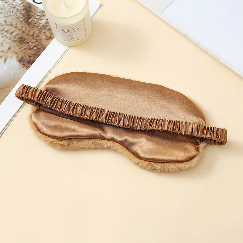 Sleeping Mask Sleeping Blindfold Soft Plush Eye Masks Cute Love Cloud Eye Cover Plush Mask Eyepatch Nap Health Eye Cover