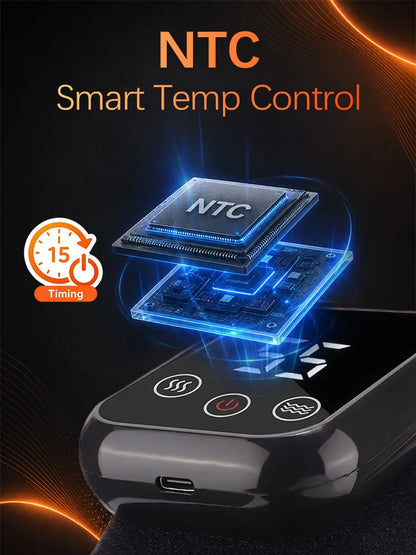 Electric Ankle Massager with Heating and Vibration Wireless Foot Ankle Massager