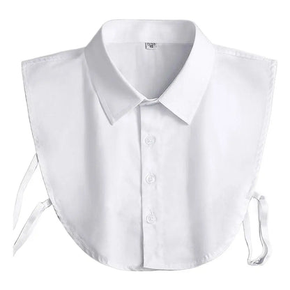 Women's Fashionable and Elegant Encrypted Chiffon Fake Collar Half Shirt Detachable Versatile Accessory Collar