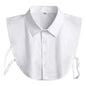 Women's Fashionable and Elegant Encrypted Chiffon Fake Collar Half Shirt Detachable Versatile Accessory Collar