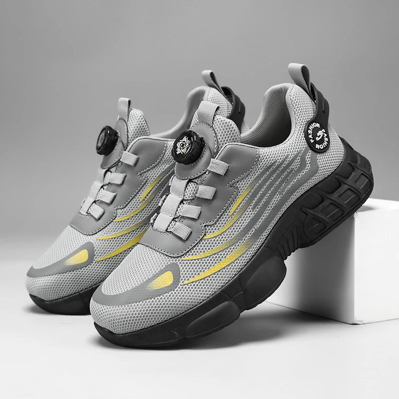 Men's Low-Top Lace-Up Casual Training Shoes, Ideal for Outdoor Workouts, Comfortable Trail Running Shoes with Excellent Traction