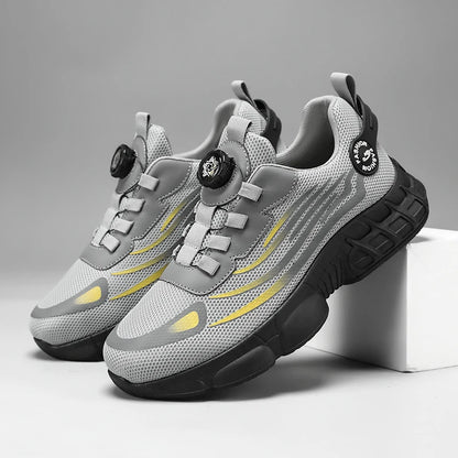Men's Low-Top Lace-Up Casual Training Shoes, Ideal for Outdoor Workouts, Comfortable Trail Running Shoes with Excellent Traction