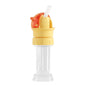 2-in-1 Children's Straw Lid,Reusable Leakproof Water Bottle Cap for Boys Girls,Portable Anti-Choking Spout Cap with Straw