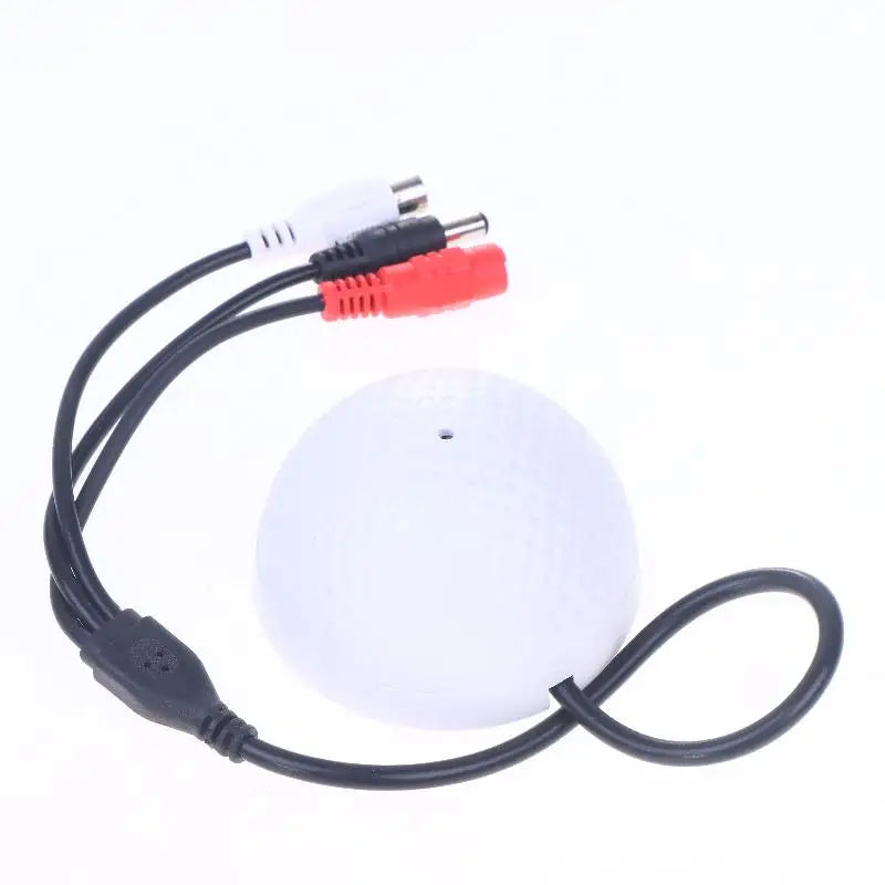 1Pcs For CCTV Surveillance Security IP Camera Built In Preamp Wired Voice Audio Monitoring MIC Sound Pickup Microphone