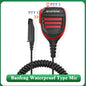 Baofeng Microphone UV-68 Pro Max V2 Walkie Talkie Waterproof PTT Speaker Mic for UV-9R Pro UV S22 UV-98 BF 9700 GT 3WP Ham Radio