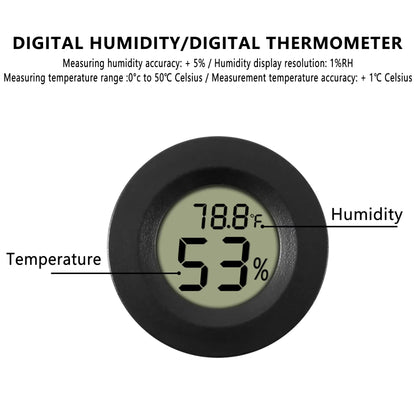 2/4 szt. Cyfrowy Termometr LCD Higrometr Wewnętrzny Elektroniczny Miernik Temperatury i Wilgotności Czujnik Stacja Pogodowa Dom