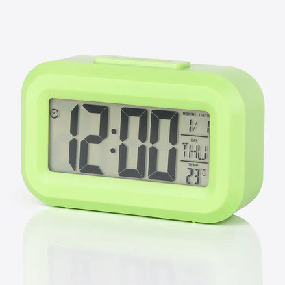 Alarm Clock Digital Clock LED Electronic With Backlight Snooze Calendar For Home Office Desktop Table Screen Display Watch