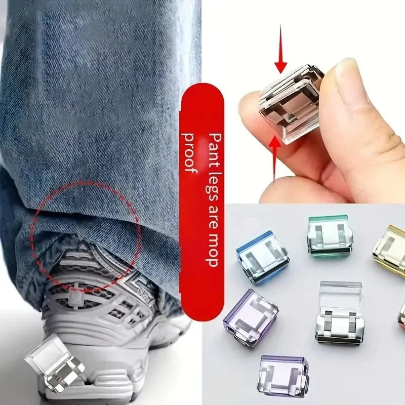 4/6/10PCS Detachable Anti Sliding Trouser Clip Invisible No Sew Concealment Buckle for DIY Sewing Craft Clothing Clips
