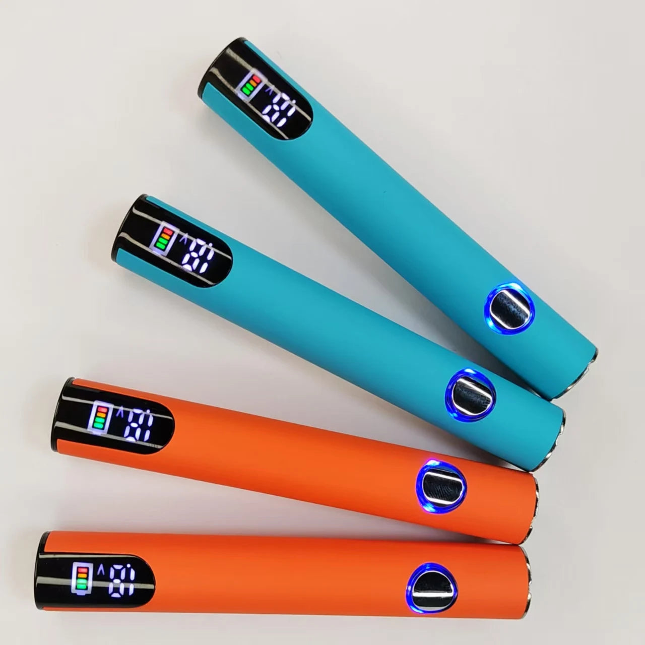 5pcs LED 510 Thread Battery 500mAh Cart Pen Adjustable Voltage Portable Electric Soldering Iron Welding Kit