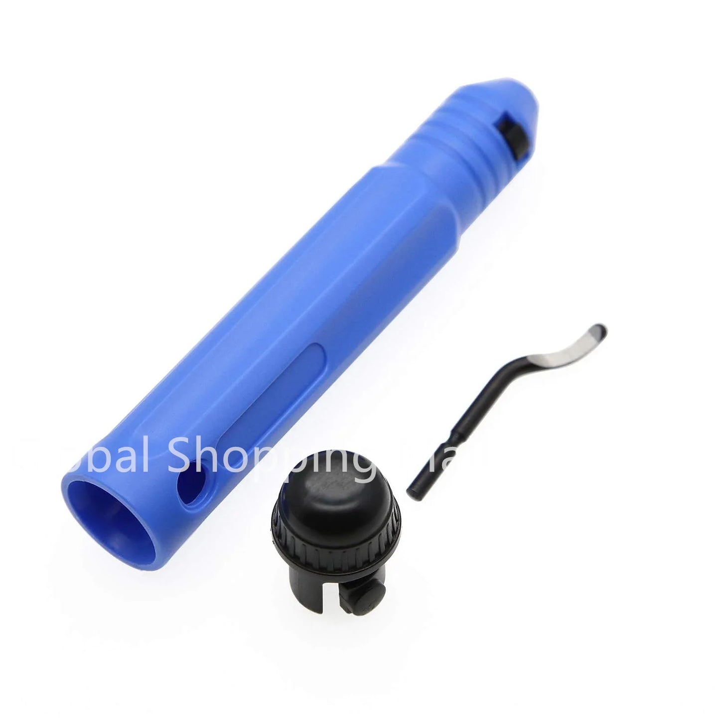 Metal Deburring Tool Kit Burr Remover Hand Tool Anti-Slip Handle with 10pcs Sharp Deburring Blades for Copper Wood Plastic