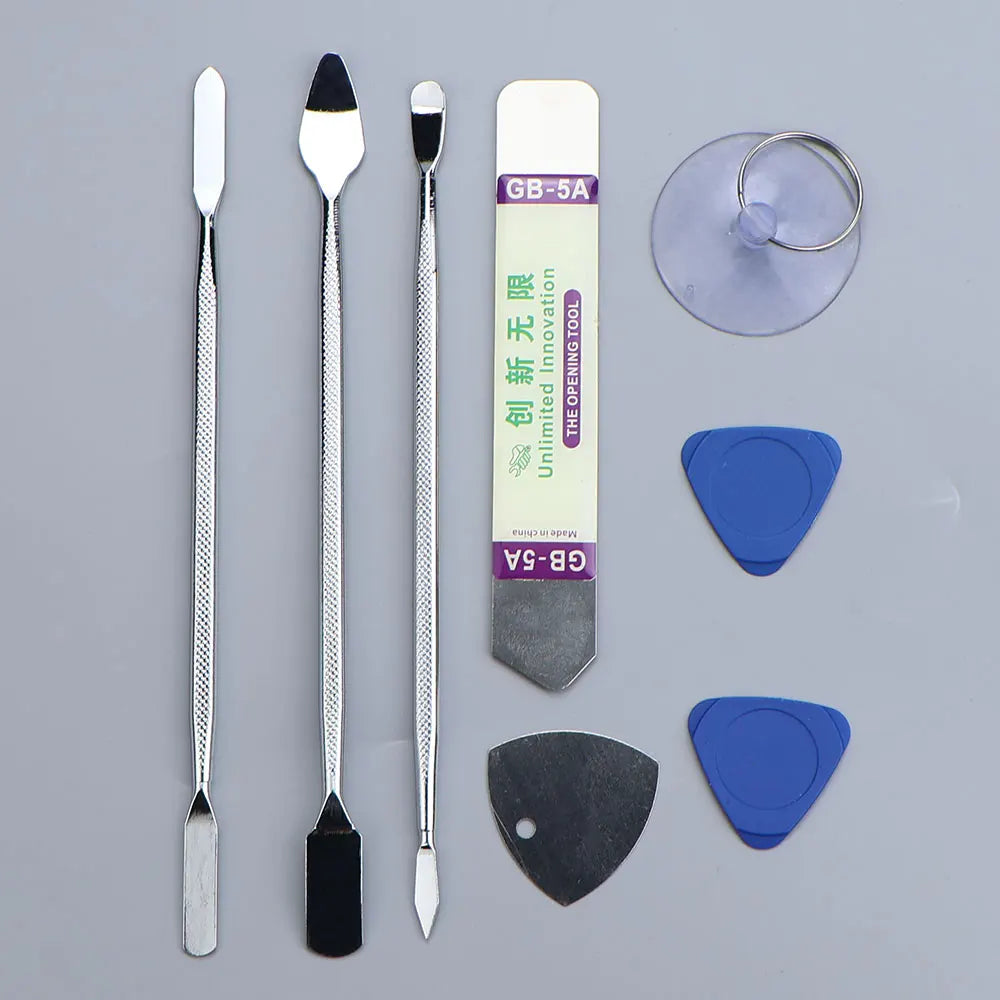 JCD 8 In 1 Computer Mobile Phone Tablet Appliances Pry Bar Multi-purpose Manual Disassembly Tool Bimetallic Head