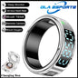 2026 Smart ring with charging compartment HD screen，sports mode 5ATM waterproof，long battery life smartring for ios Andriod
