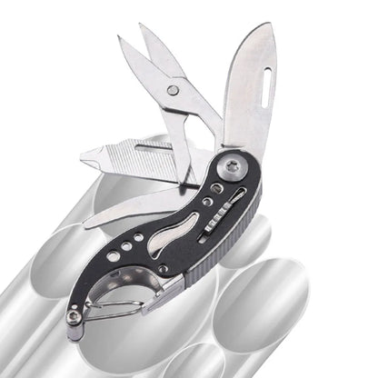 3Cr13Mov Mini Folding Knife EDC Multitool Outdoor Survival Gadgets Cute Camping Keychain Swiss Pocket Knife Jackknife Box Cutter