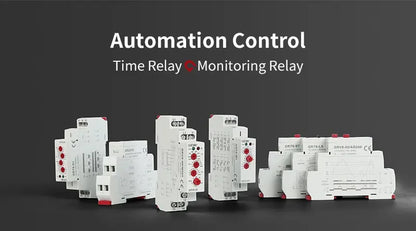 GEYA Din Rail Adjustable Over Voltage Under Voltage Protection Device 40A 63A 80A 220VAC Digital Display Voltage Protector