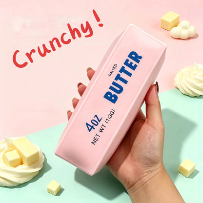 Butter Stick Squishy Stress Ball Fidget Toy Crunchy Squeeze Toy Round Blocks Filled ADHD Anti Stress Release Hand Relax Gift