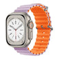 Ocean Strap for apple watch Band 44mm 40mm 45mm 41mm 49mm 46mm silicone correas bracelet iWatch series 7 5 6 3 se 8 Ultra 2 9 10