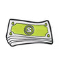 Creative US Dollar Money Enamel Pins Collection Cartoon Banknote Get Rich Brooch Backpack Lapel Metal Badge Fun Jewelry for Gift