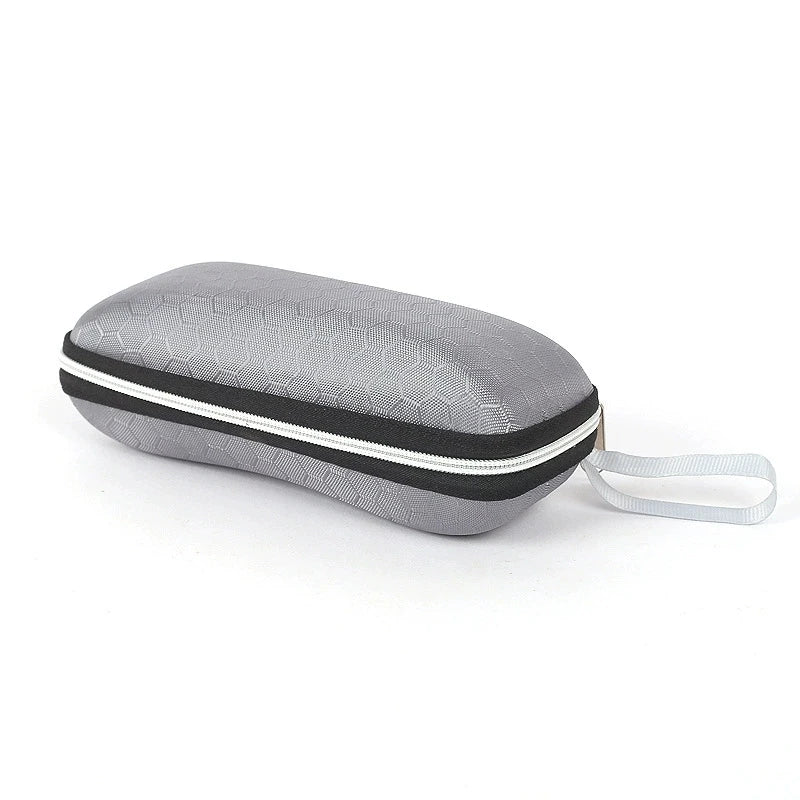Portable Glasses Case For Women Men Sunglasses Box With Lanyard Zipper Eyeglass Case Cover Protector