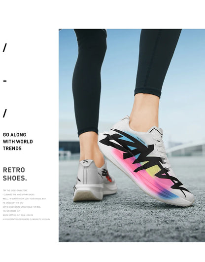 Running Shoes Man Carbon Board Marathon Sports Professional Breathable Lightweight Womens Comfortable Athletic Sneakers Antislip