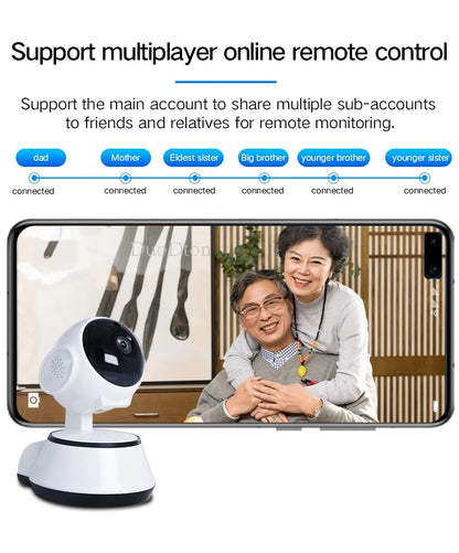 3MP WiFi Camera Home PTZ IP Camera Color Night Audio Wireless Surveillance Camera Auto Home Tracking Security CCTV Camera